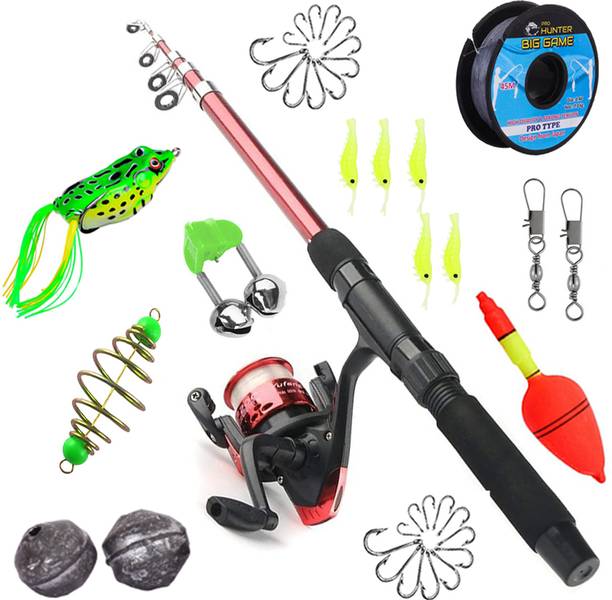 FBC fishing rod with reel complete set, fish stick 180CM Multicolor Fishing Rod