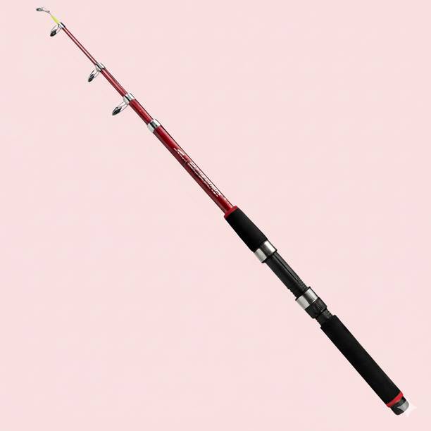 PIRENE Durable & Lightweight Travel Fishing Pole for Saltwater and Freshwater Heavy-Duty Retractable Fishing Rod Multicolor Fishing Rod