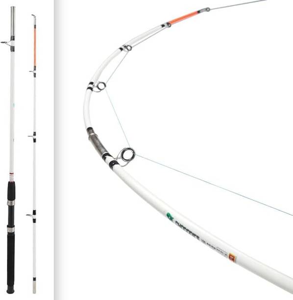 Abirs Solid section 1.8 6 foot 2 part 180 cm Multicolor Fishing Rod