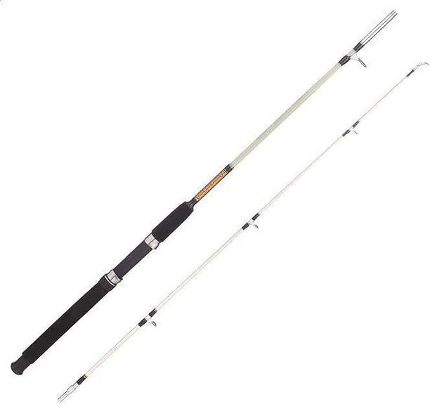 Abirs 6 Feet (180 cm) Solid Fiber Fishing Rod – 2 Piece Detachable SFR-180-2P-WH38 Multicolor Fishing Rod