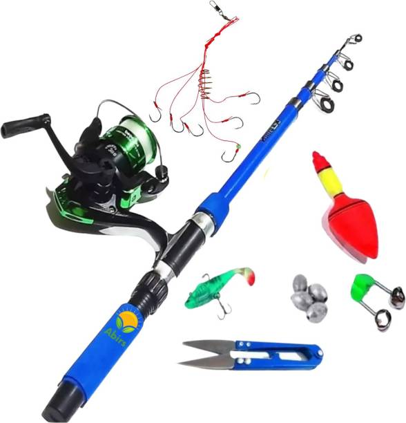 Abirs 2.1 fishing set with hook ty6 Blue Fishing Rod
