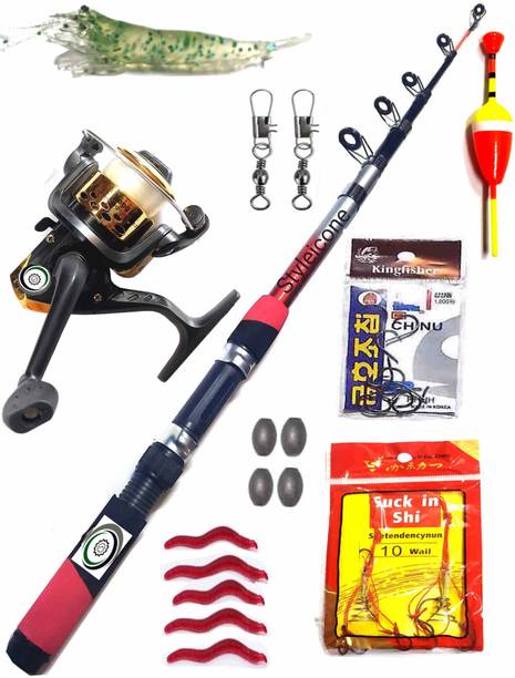 Styleicone 1ST CLASS COMBO FISHING SET KG-75 Multicolor Fishing Rod