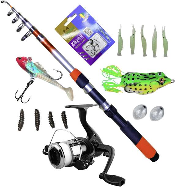 SPRED Fiber chip Fishing Rod 2.1 MTR Multicolor Fishing Rod