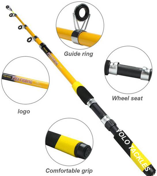 FBC 7 ft fishing ROD 2.1 mtr Multicolor Fishing Rod