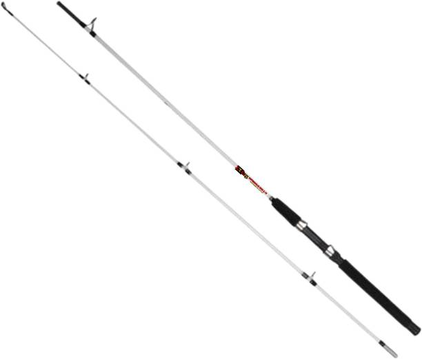 ezzy ezzy Spinning Rod-Durable,2 Pieces 6 feet(1.8 mtr) New_Supersolid6ft001(White) 1 White Fishing Rod