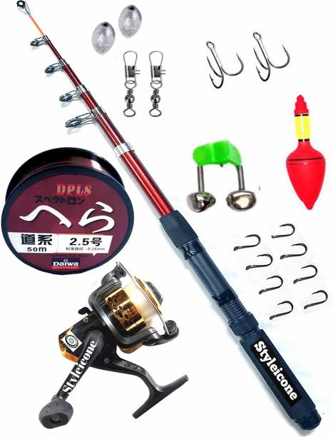 Styleicone super fishng set trible 003 TB-43 Red Fishing Rod