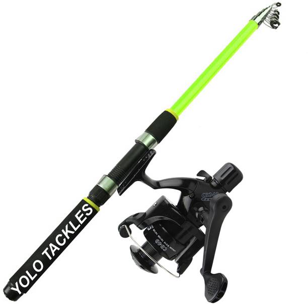 Yolo Tackles Fishing rod and reel full set heavy 7ft Multicolor Fishing Rod