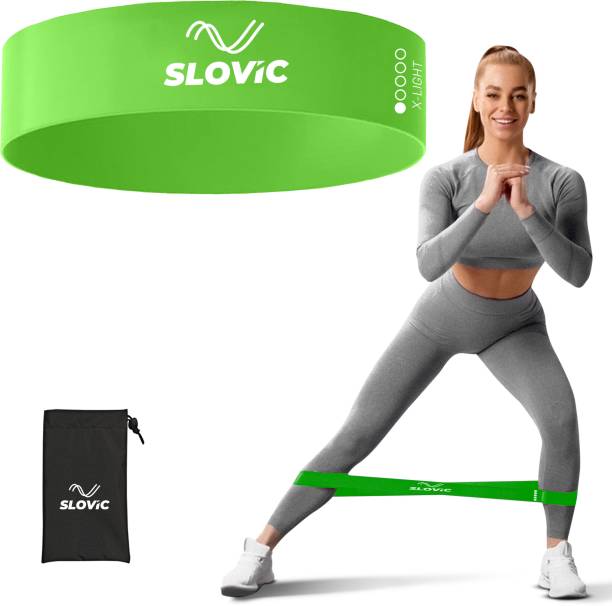 SLOVIC Mini Resistance Loop Band for Full Body Exercises - Green Fitness Band