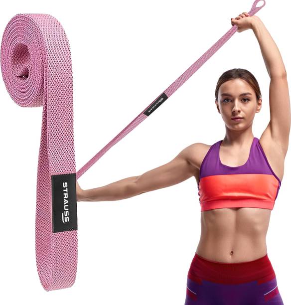 स्ट्रॉस Premium Fabric Pull up Band| Resistance Bands| Exercise Band , Single रज़िस्टेंस बैंड