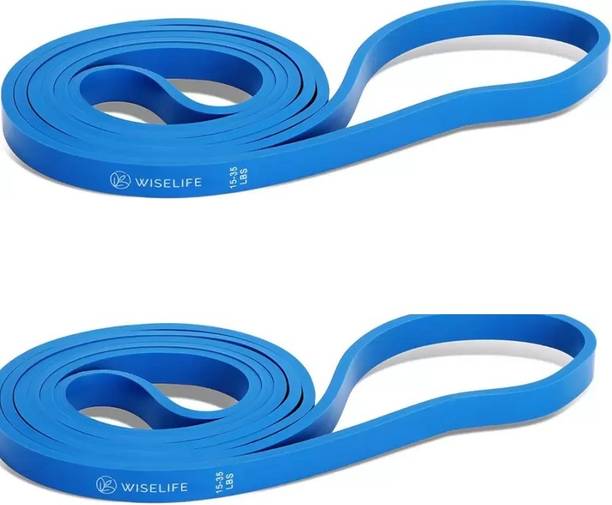 Wiselife Resistance Power band for Exercise and Stretching (Blue) Resistance Band
