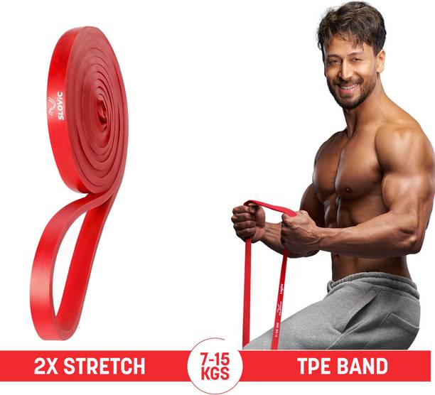 SLOVIC TPE Bands for Workout | Pull Up | Stretching| Heavy Duty Material|Upto 7-15 KGS Resistance Band