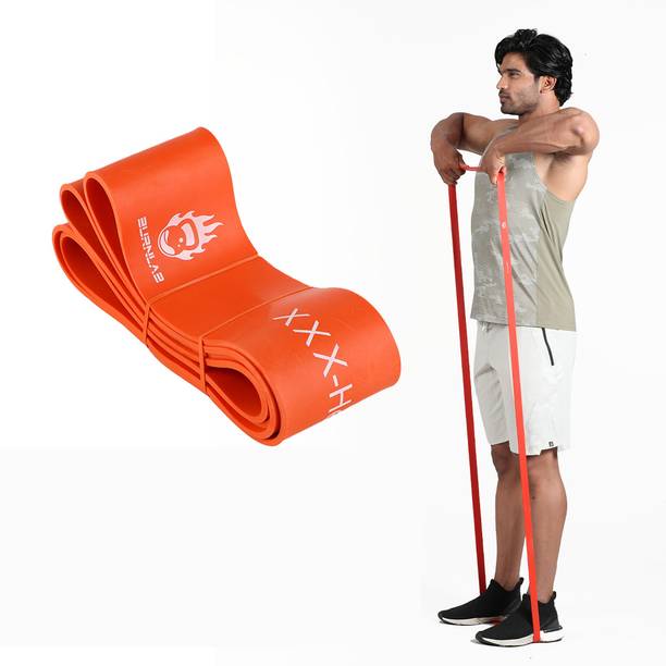 BURNLAB Pull up Band XXX- Heavy (Orange) Fitness Band