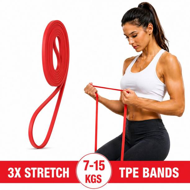 Shopeleven Home & Gym Resistance Band for Workout For Exercise & Stretching Tube Pull Up Fitness Band