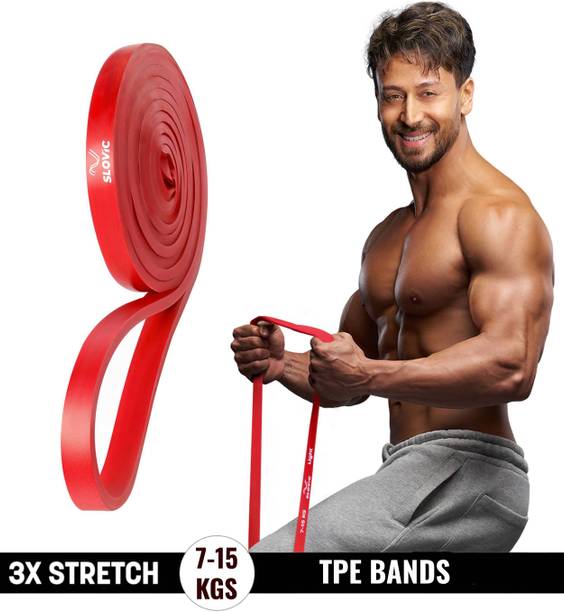 SLOVIC TPE Bands for Workout | Pull Up | Stretching| Heavy Duty Material|Upto 7-15 KGS Resistance Band