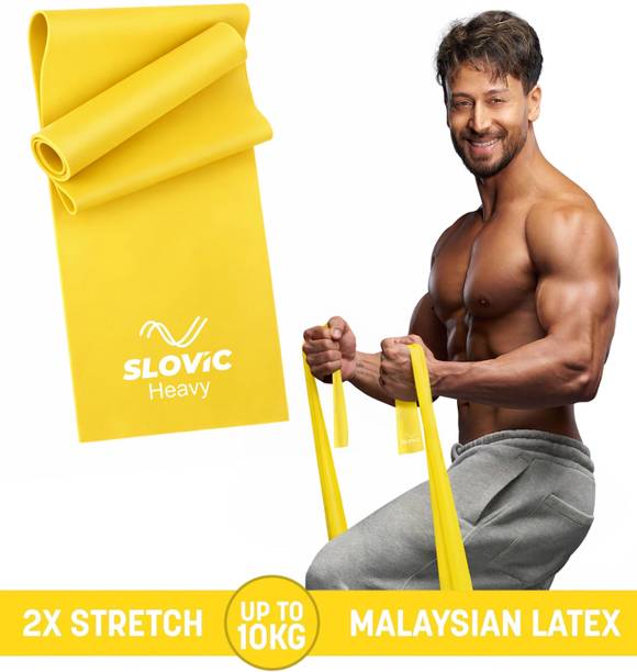 SLOVIC Latex Thera Band for Stretching | Home Workout & Yoga| Heavy Resistance | Resistance Band
