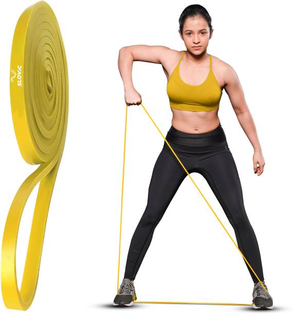 SLOVIC Yellow (3-7 kg) Resistance Band for Workout | Gym Band | Heavy Duty Material Resistance Band