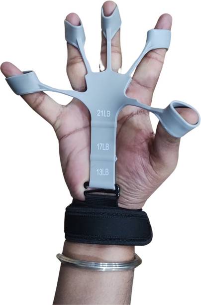 GJSHOP Gripster Grip Strength Trainer for Hand Therapy, Adjustable finger exercise Hand Grip/Fitness Grip