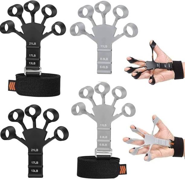 मक्ज़ा Hand Grip I Finger Exerciser For Hand, Finger & Wrist Muscles हैंड ग्रिप / फिटनेस ग्रिप