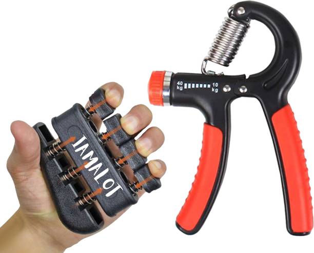 iamalot Latest Finger Exerciser Equipment With Adjustable Hand Gripper (2 Pack) Hand Grip/Fitness Grip