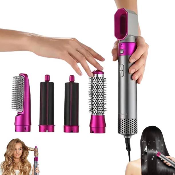Techelite Multi-Function 5-in-1 Hair Styler for Women | Fast Heating Tool for Curls & Sleek Hair Hair Styler