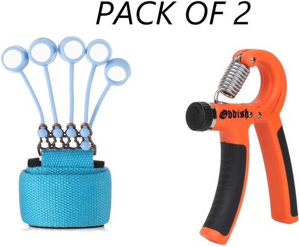 ऑडिश Combo Finger Exerciser&Hand Grip Exerciser for Muscle Buildind & Injury Recovery हैंड ग्रिप / फिटनेस ग्रिप
