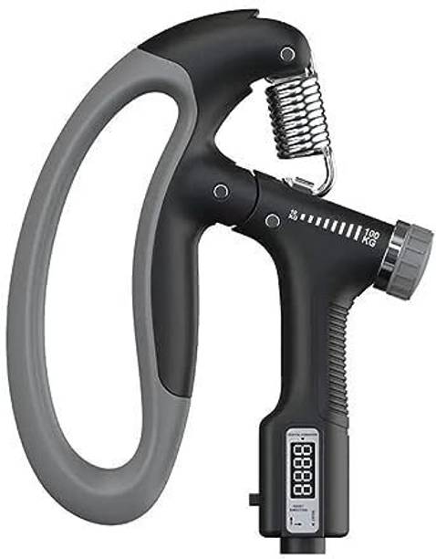 iamalot Adjustable D- Shaped Hand Gripper with Counter| Hand Grip (100 kg) Hand Grip/Fitness Grip