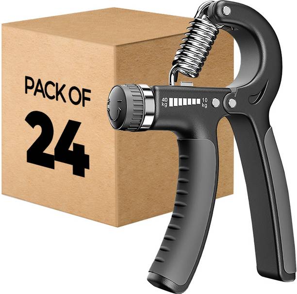 Strauss Adjustable Strengthener | Finger Exerciser| Pack of 24 Hand Grip/Fitness Grip