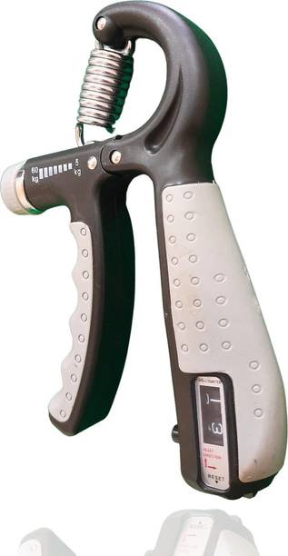 GymBrat Hand Grip Strengthener with counter, Adjustable Resistance 5-60 kg Hand Grip/Fitness Grip
