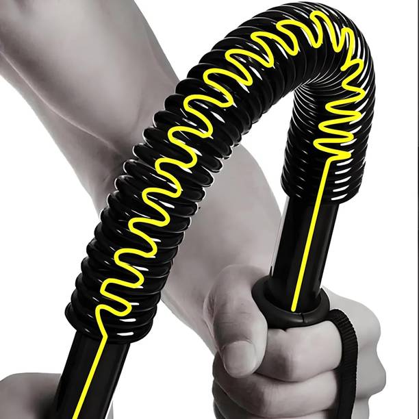 iamalot Power Twister Bar Hand Strengthener - Spring Forearm Push-up Bar Hand Grip/Fitness Grip