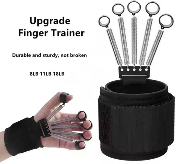 iamalot Premium Metal Finger Gripper Strength Trainer Forearm Exerciser Equipment Hand Grip/Fitness Grip