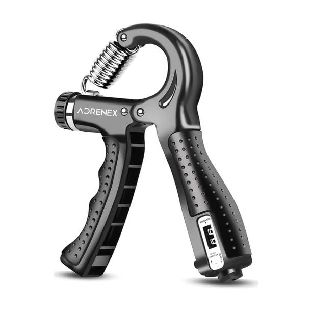 Adrenex Adjustable Counter Hand Grip Strengthener for Gym Workout Hand Grip/Fitness Grip