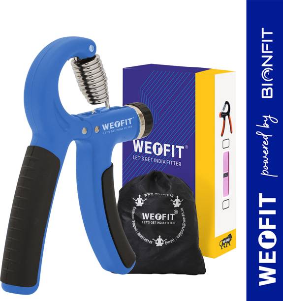 WErFIT Adjustable Hand Grip Strengthener,Hand & Forearm Exerciser(5-40 Kg) Men & Women Hand Grip/Fitness Grip