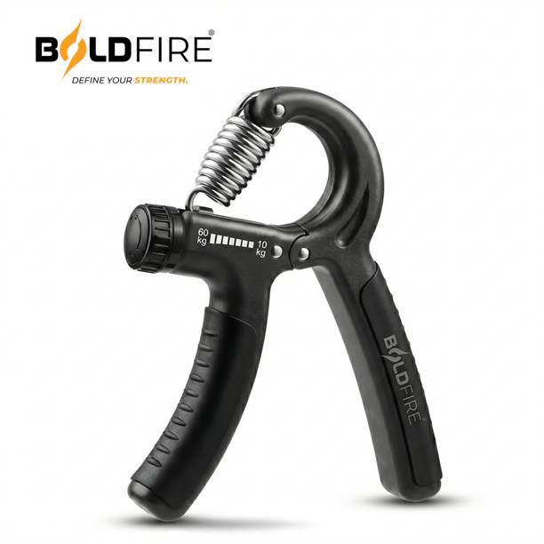 BoldFire Adjustable Hand Gripper 10-60 kg, Hand Grip Strengthener for Gym & Exercise Hand Grip/Fitness Grip