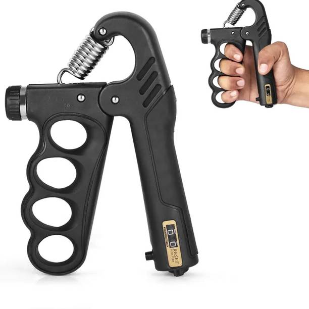 GJSHOP Hand Grip for Arm Excercise, Counter FItness Gripper, 4 Hole Hand Grip Hand Grip/Fitness Grip