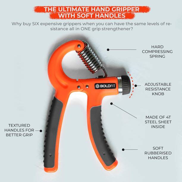 TQS Adjustable Hand Grip Strengthener Hand Gripper for Men Balance Disc Fitness Balance Board
