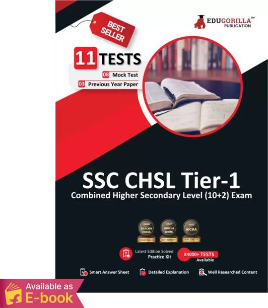 SSC CHSL Tier 1 Book |Ebook| Available on Android only  by Edugorilla Team 2023