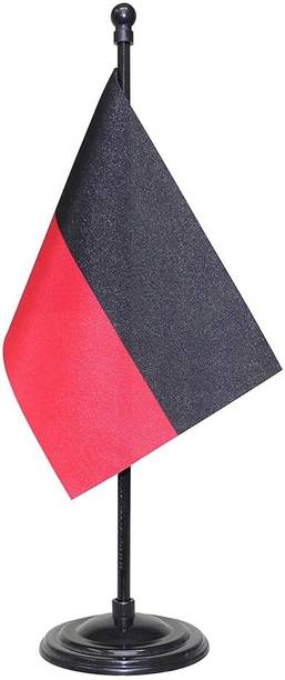 The Flag Shop (DMK) Table Flag with A Round Base (Black) Rectangle Table Miniature Flag