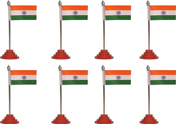 Jiyansh Traders Indian Flag Rectangle Car Dashboard Flag