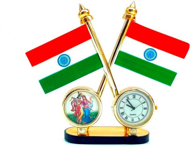 WOLCH Indian Flag Double Sided Wind Car Dashboard Flag