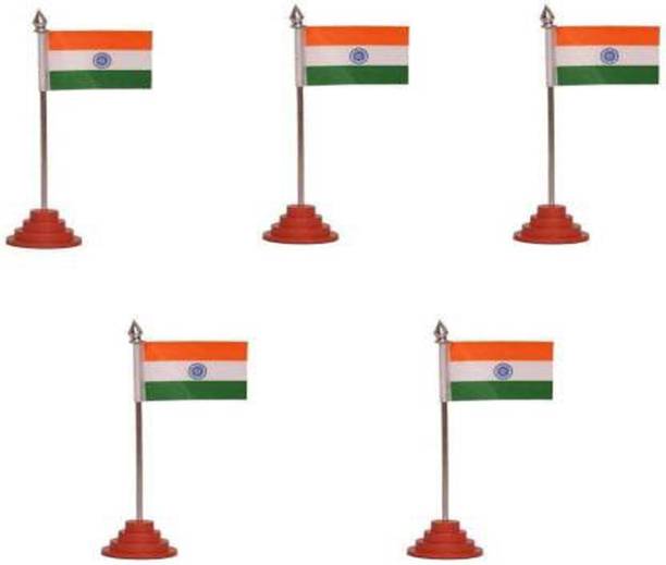 Jiyansh Traders Indian Flag Rectangle Car Dashboard Flag