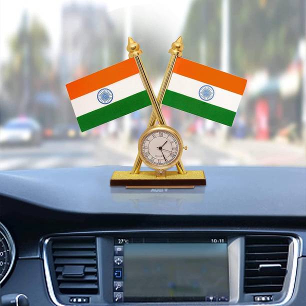 Atipriya INDIA Double Sided Wind Car Dashboard Flag