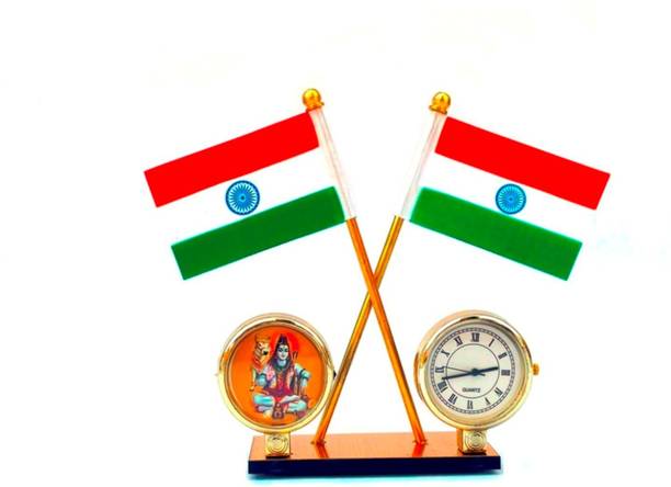WOLCH Indian Flag Double Sided Wind Car Dashboard Flag