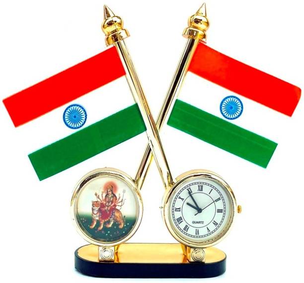 STAR SHINE Indian Flag Rectangle Car Dashboard Flag
