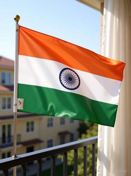 The Flag Company The Flag Company Indian Flag - 20 inch x 30 inch- Har Ghar Tiranga Rectangle Outdoor Flag