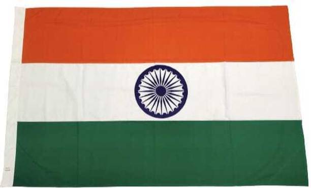 Tricolour Flag Outdoor Flag 45.7 cm x 68.6 cm by PRIYAKANT SAFAWALA