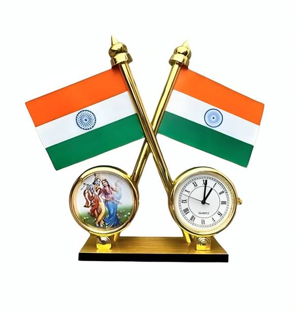 JANMESH ENTERPRISES Flag Rectangle Car Dashboard Flag