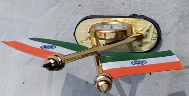 BabaComputers Indian Flag Double Sided Wind Car Dashboard Flag