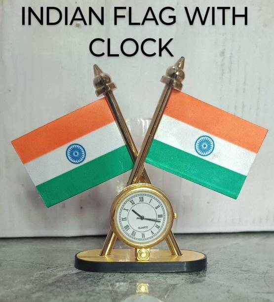 himansh expo indian flag Double Sided Wind Car Dashboard Flag