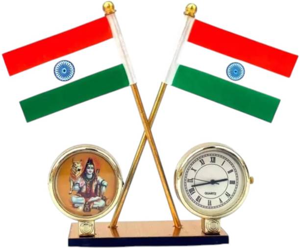 WOLCH Indian Flag Rectangle Car Dashboard Flag