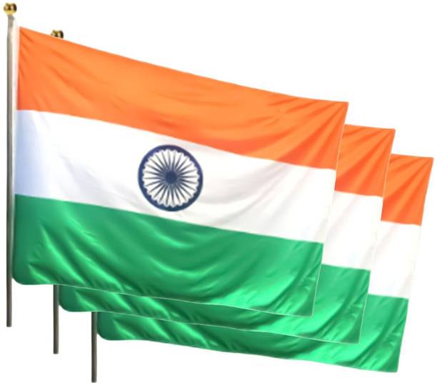 AVEB Indian Tricolor Rectangle Hand Flag